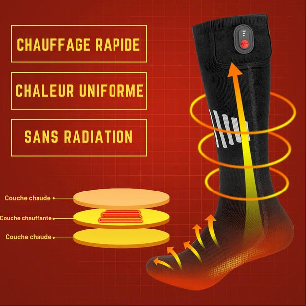 Chaussettes Chauffantes Intelligentes warmstyle®