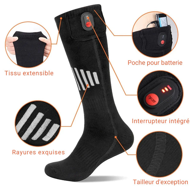 Chaussettes Chauffantes Intelligentes warmstyle®