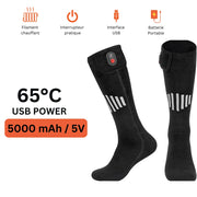 Chaussettes Chauffantes Intelligentes warmstyle®